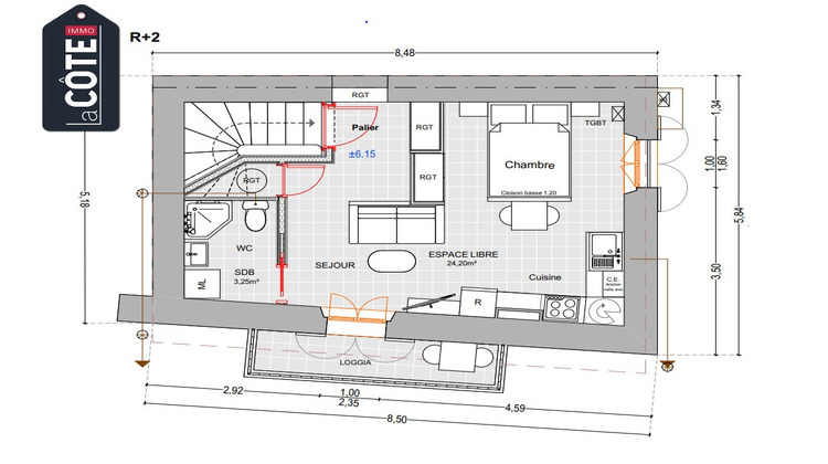 Ma-Cabane - Vente Maison CHATEAUNEUF-LES-MARTIGUES, 90 m²