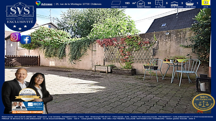 Ma-Cabane - Vente Maison Châtenois, 95 m²