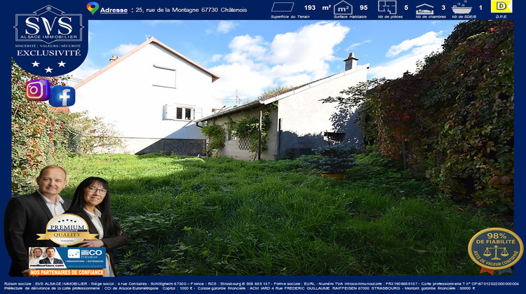 Ma-Cabane - Vente Maison Châtenois, 95 m²