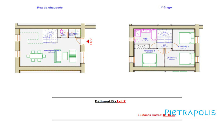 Ma-Cabane - Vente Maison Châtillon-sur-Chalaronne, 91 m²