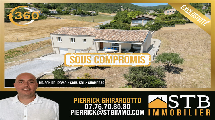 Ma-Cabane - Vente Maison Chomérac, 123 m²