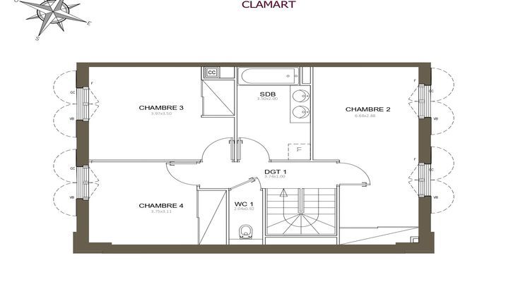 Ma-Cabane - Vente Maison Clamart, 126 m²