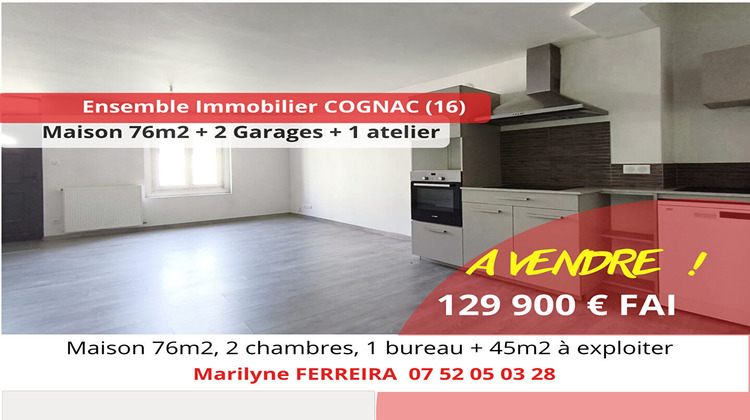 Ma-Cabane - Vente Maison COGNAC, 76 m²
