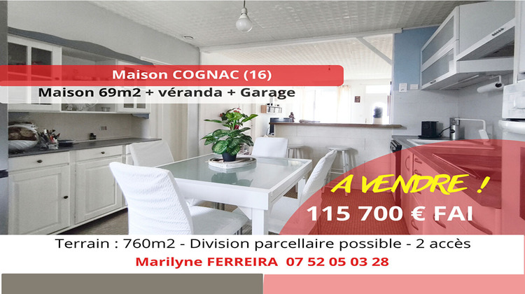 Ma-Cabane - Vente Maison COGNAC, 69 m²