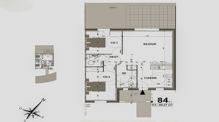 Ma-Cabane - Vente Maison CONTRES, 69 m²
