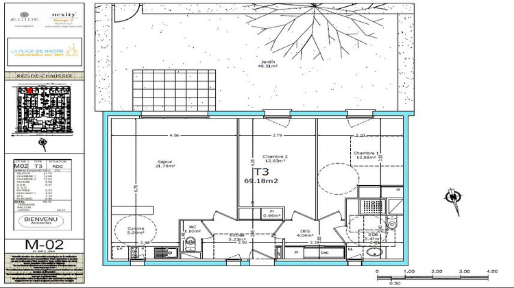 Ma-Cabane - Vente Maison Courseulles-sur-Mer, 69 m²