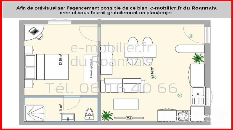 Ma-Cabane - Vente Maison Coutouvre, 60 m²