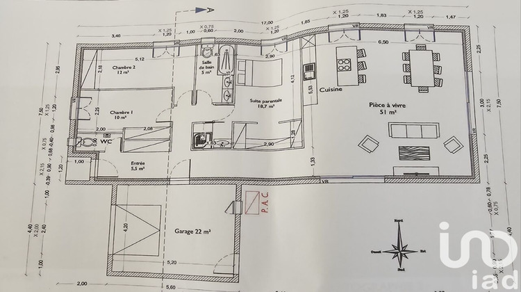 Ma-Cabane - Vente Maison Cruzy, 110 m²