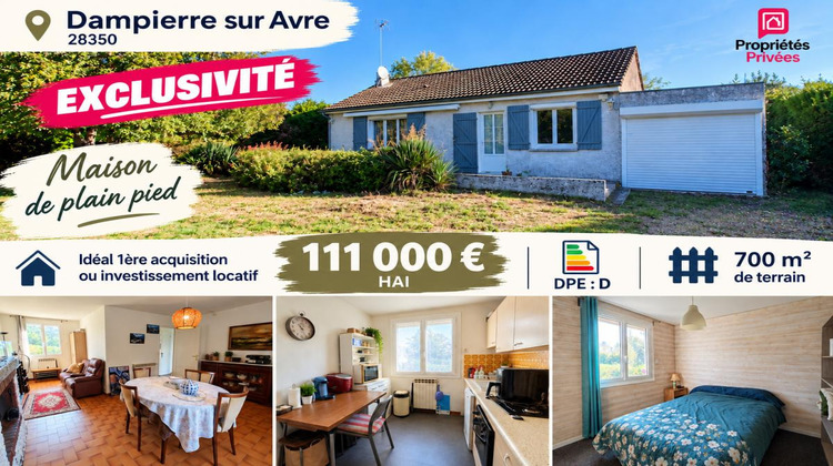 Ma-Cabane - Vente Maison DAMPIERRE SUR AVRE, 65 m²