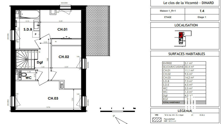 Ma-Cabane - Vente Maison DINARD, 92 m²