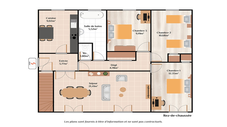 Ma-Cabane - Vente Maison DOMERAT, 80 m²