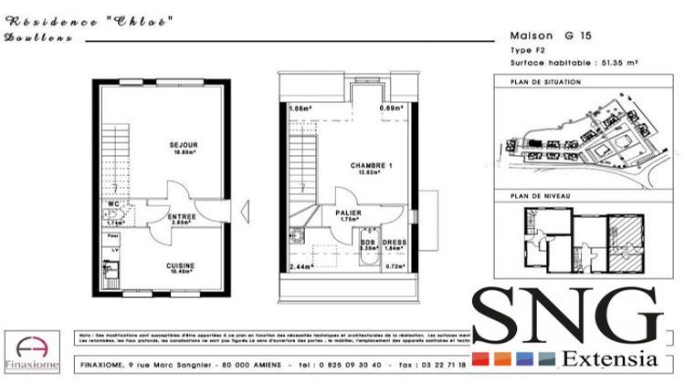 Ma-Cabane - Vente Maison Doullens, 51 m²