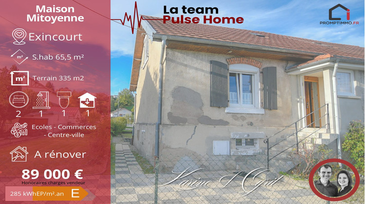 Ma-Cabane - Vente Maison Exincourt, 68 m²