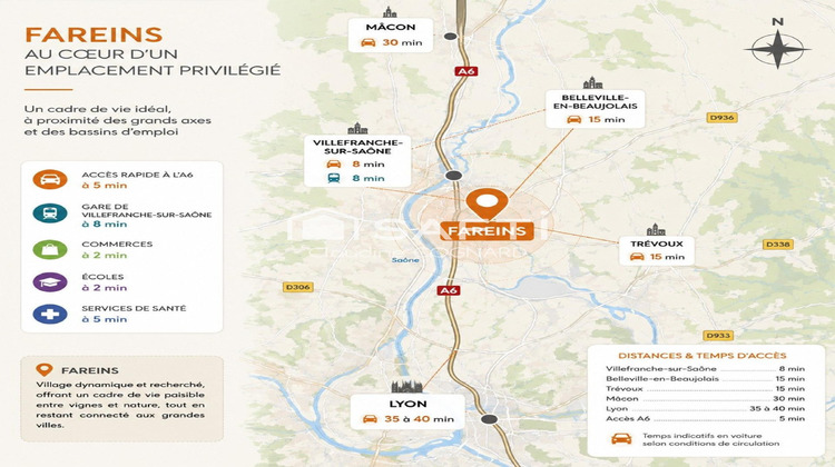 Ma-Cabane - Vente Maison Fareins, 96 m²