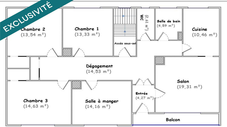 Ma-Cabane - Vente Maison Folschviller, 111 m²