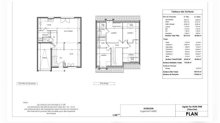 Ma-Cabane - Vente Maison Goeulzin, 116 m²