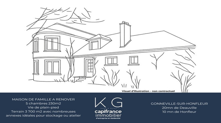 Ma-Cabane - Vente Maison GONNEVILLE SUR HONFLEUR, 233 m²