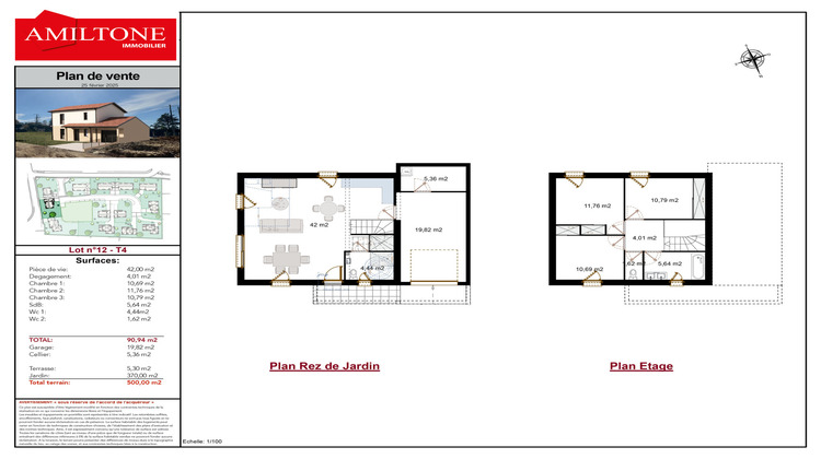 Ma-Cabane - Vente Maison Guéreins, 90 m²