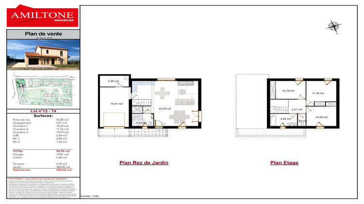 Ma-Cabane - Vente Maison Guéreins, 90 m²