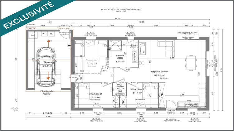 Ma-Cabane - Vente Maison Hermanville-sur-Mer, 98 m²