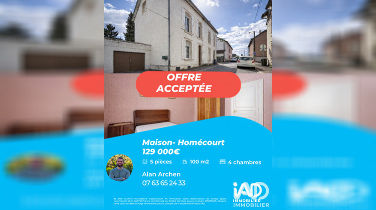 Ma-Cabane - Vente Maison Homécourt, 100 m²