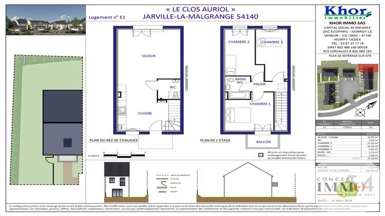 Ma-Cabane - Vente Maison Jarville-la-Malgrange, 77 m²