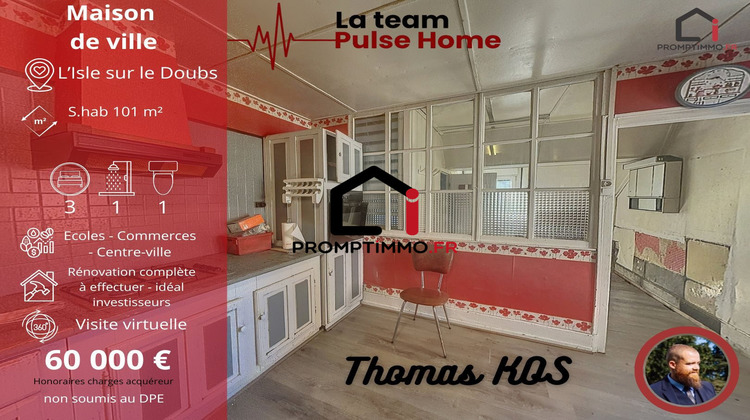 Ma-Cabane - Vente Maison L'Isle-sur-le-Doubs, 110 m²