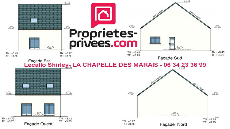 Ma-Cabane - Vente Maison LA CHAPELLE DES MARAIS, 106 m²