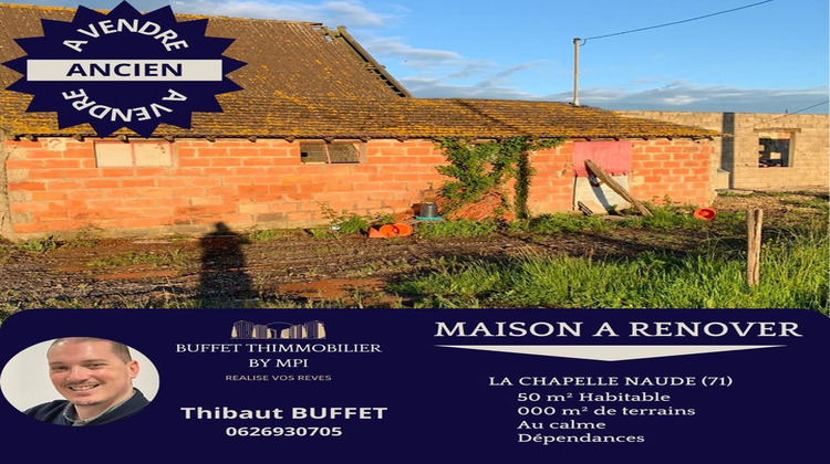 Ma-Cabane - Vente Maison LA CHAPELLE NAUDE, 50 m²