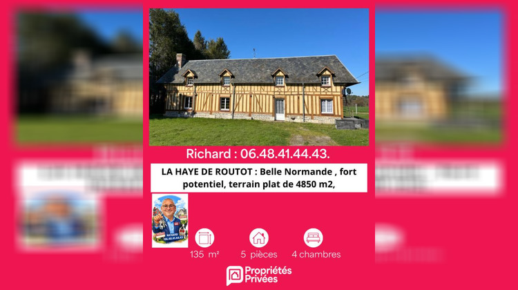 Ma-Cabane - Vente Maison LA HAYE DE ROUTOT, 135 m²