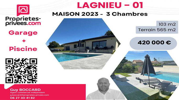 Ma-Cabane - Vente Maison LAGNIEU, 103 m²