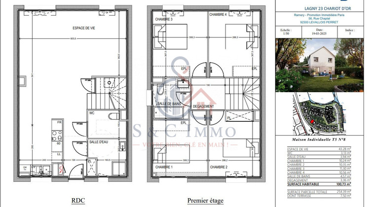 Ma-Cabane - Vente Maison Lagny-sur-Marne, 100 m²