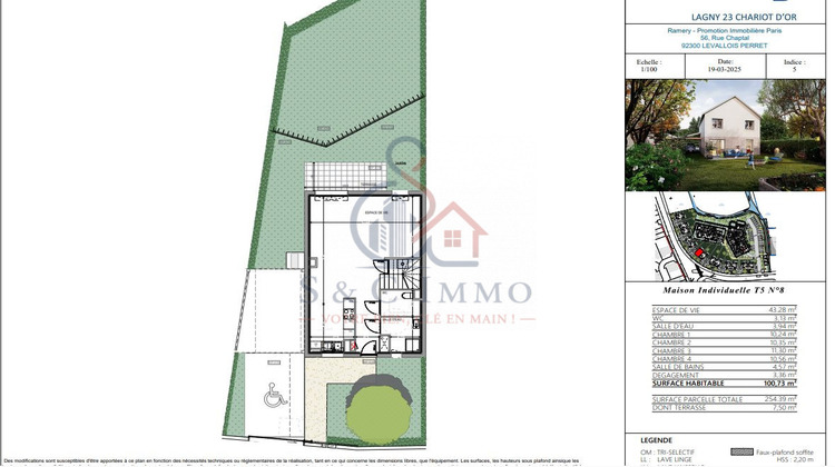 Ma-Cabane - Vente Maison Lagny-sur-Marne, 100 m²