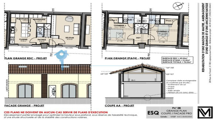 Ma-Cabane - Vente Maison Lapeyrouse-Fossat, 90 m²