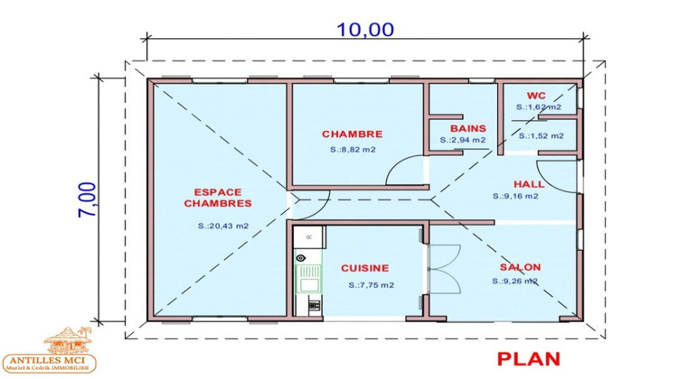 Ma-Cabane - Vente Maison Le Diamant, 70 m²