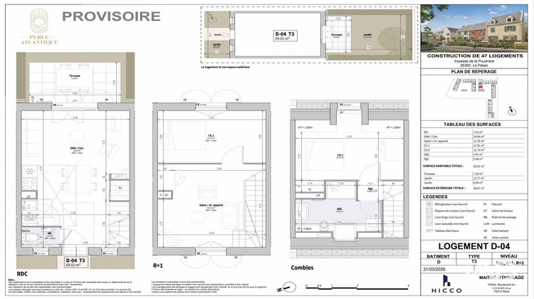 Ma-Cabane - Vente Maison Le Palais, 69 m²