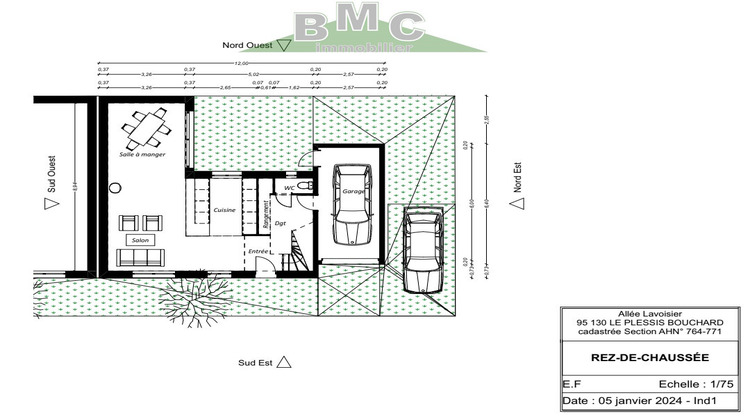 Ma-Cabane - Vente Maison LE PLESSIS-BOUCHARD, 118 m²