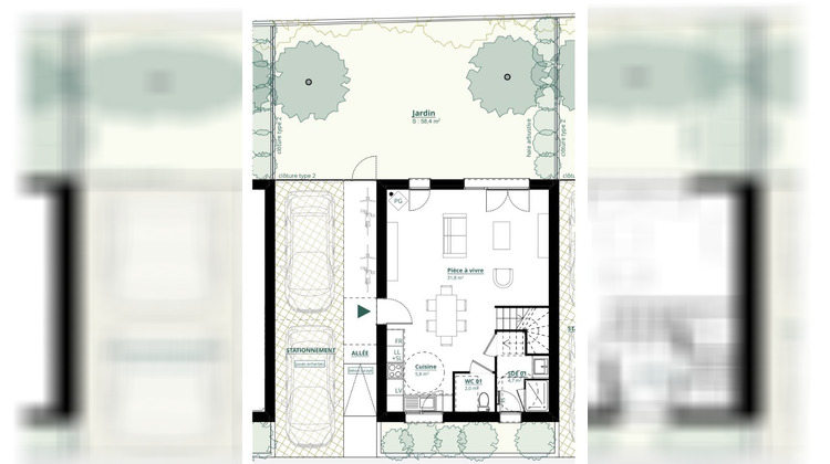 Ma-Cabane - Vente Maison Le Taillan-Médoc, 87 m²