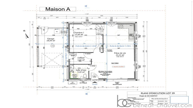 Ma-Cabane - Vente Maison LE TOUR-DU-PARC, 99 m²