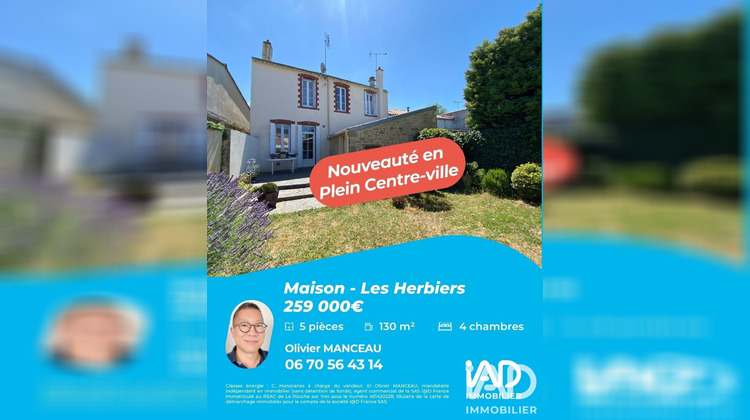 Ma-Cabane - Vente Maison Les Herbiers, 130 m²