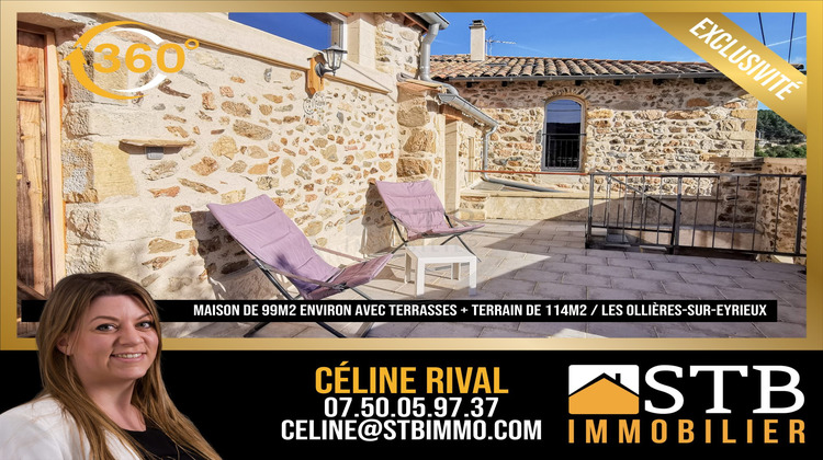 Ma-Cabane - Vente Maison Les Ollières-sur-Eyrieux, 99 m²