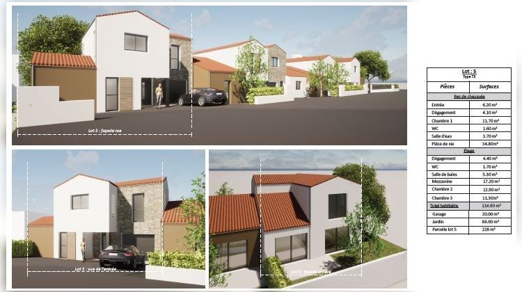 Ma-Cabane - Vente Maison Les Sables-d'Olonne, 114 m²