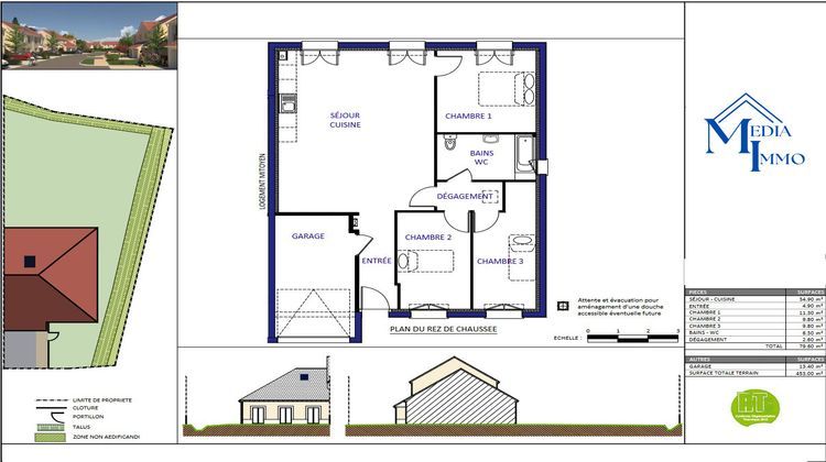 Ma-Cabane - Vente Maison LESCAR, 80 m²