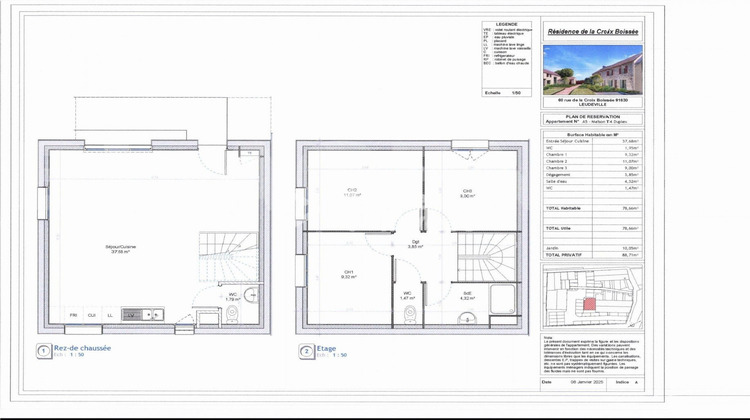 Ma-Cabane - Vente Maison Leudeville, 79 m²