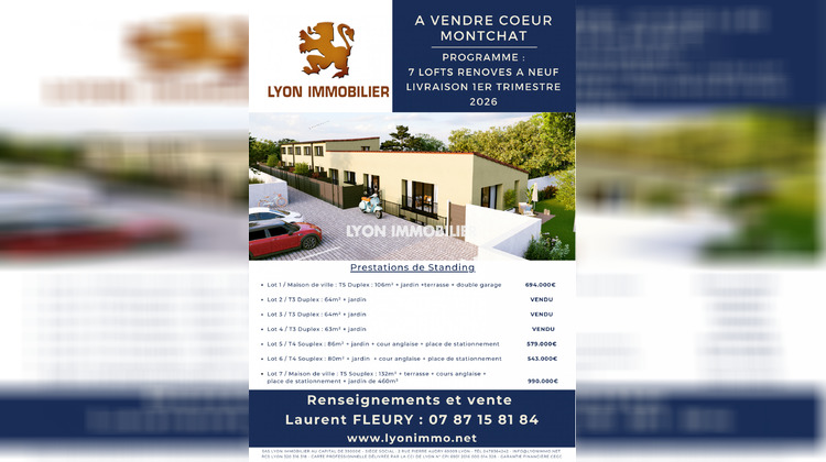 Ma-Cabane - Vente Maison Lyon, 132 m²