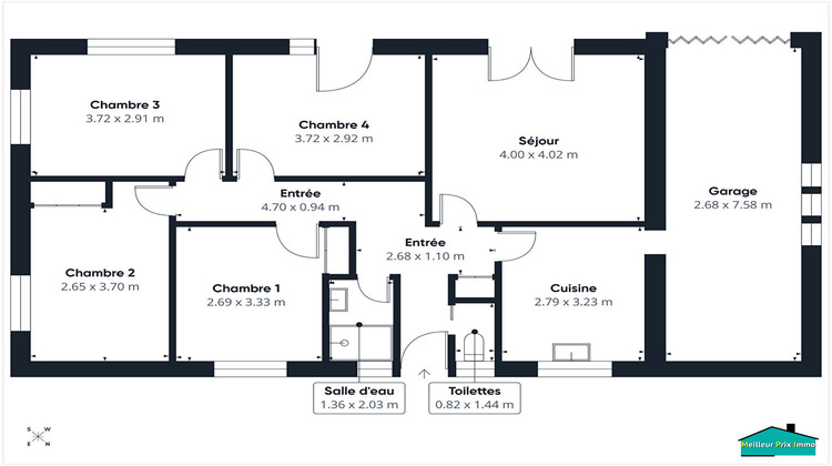 Ma-Cabane - Vente Maison MACHECOUL, 82 m²
