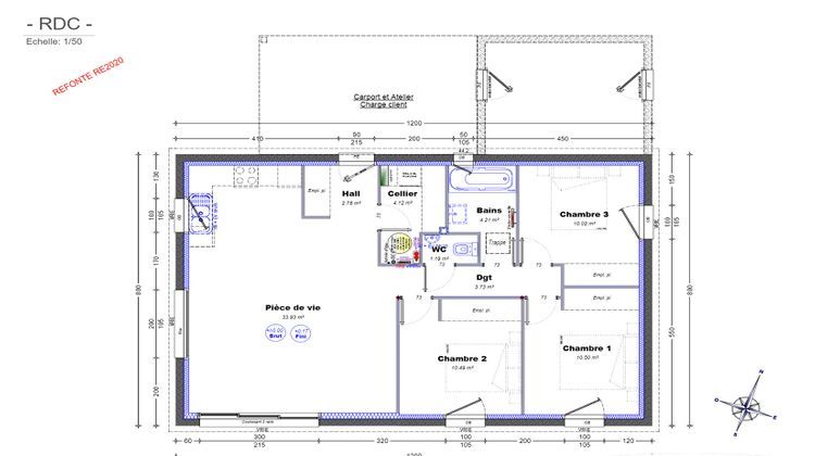 Ma-Cabane - Vente Maison MELGVEN, 81 m²