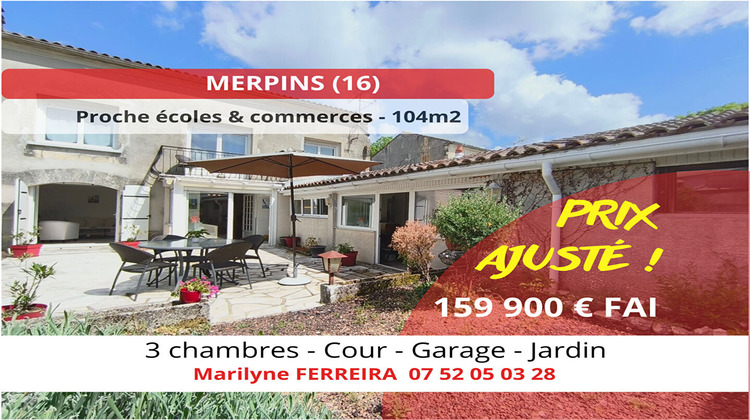 Ma-Cabane - Vente Maison MERPINS, 104 m²