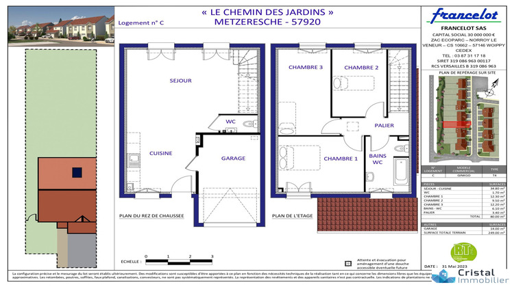 Ma-Cabane - Vente Maison Metzeresche, 80 m²