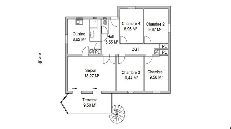 Ma-Cabane - Vente Maison Meyzieu, 79 m²